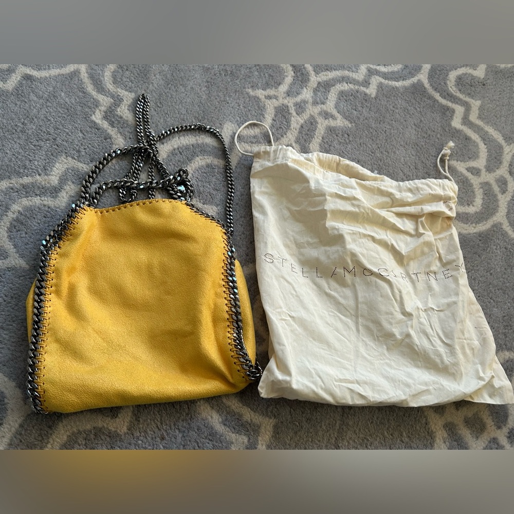 Mini Cabas Falabella Stella McCartney Yellow Bag